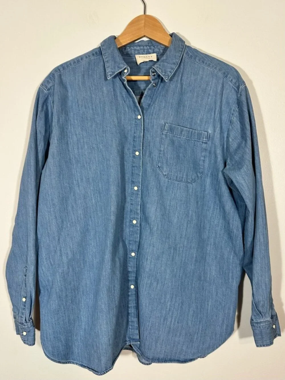 Sezane Chambray Shirt Size 40 - Picture 4 of 11